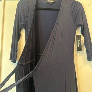 Lulu's Navy Wrap Dress